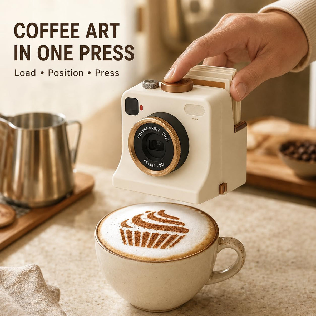 Café Art Mechanical Latte Printer